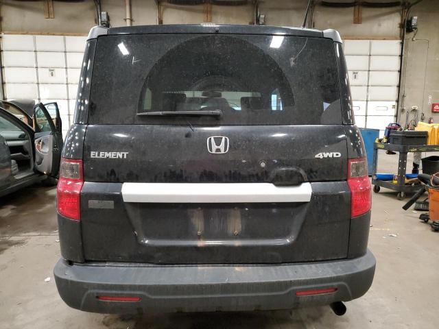 5J6YH2H78AL006079 - 2010 HONDA ELEMENT EX BLACK photo 6