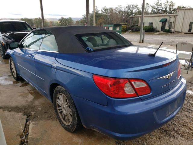 1C3LC45K28N247058 - 2008 CHRYSLER SEBRING BLUE photo 2