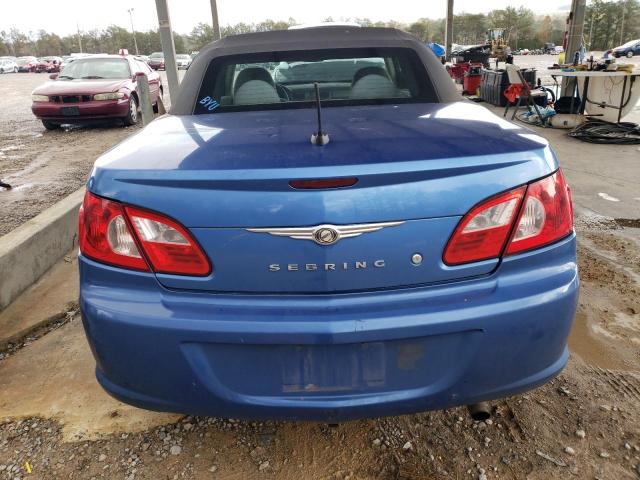 1C3LC45K28N247058 - 2008 CHRYSLER SEBRING BLUE photo 6