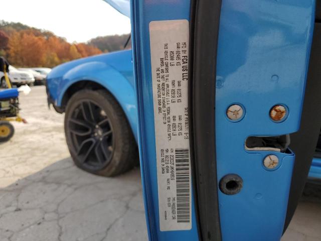 2C3CDZFJ0KH649516 - 2019 DODGE CHALLENGER R/T SCAT PACK BLUE photo 12