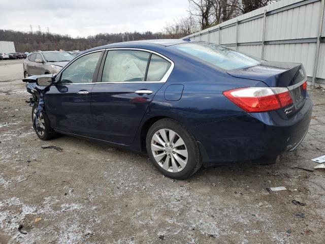 1HGCR2F82FA133990 - 2015 HONDA ACCORD EXL BLUE photo 2