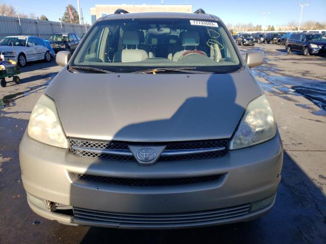 5TDZA22C84S155244 - 2004 TOYOTA SIENNA XLE BEIGE photo 5