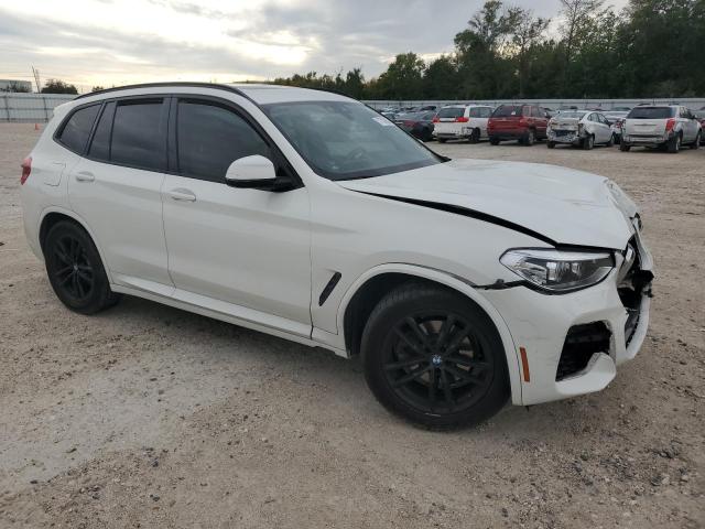 5UXTY3C07M9E27732 - 2021 BMW X3 SDRIVE30I WHITE photo 4