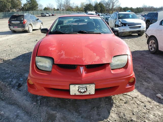 1G2JB124227234790 - 2002 PONTIAC SUNFIRE SE RED photo 5