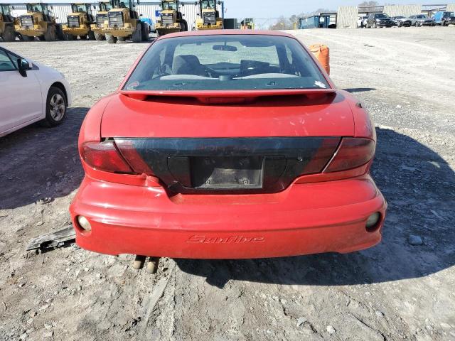 1G2JB124227234790 - 2002 PONTIAC SUNFIRE SE RED photo 6