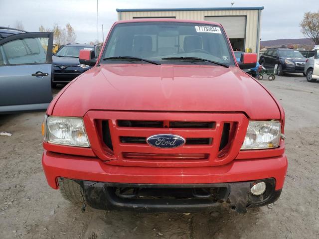 1FTLR4FE3BPA50768 - 2011 FORD RANGER SUPER CAB RED photo 5