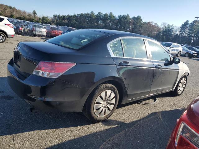 1HGCP26399A182036 - 2009 HONDA ACCORD LX BLACK photo 3