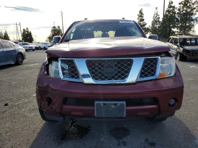 5N1AR18U37C630705 - 2007 NISSAN PATHFINDER LE BURGUNDY photo 5