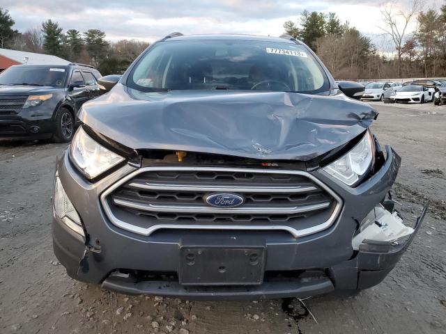 MAJ6P1UL7JC193334 - 2018 FORD ECOSPORT SE GRAY photo 5