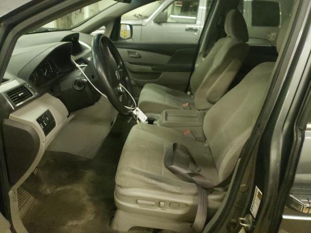 5FNRL5H43DB058758 - 2013 HONDA ODYSSEY EX GRAY photo 7