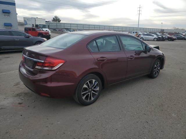 19XFB2F8XEE258179 - 2014 HONDA CIVIC EX BURGUNDY photo 3