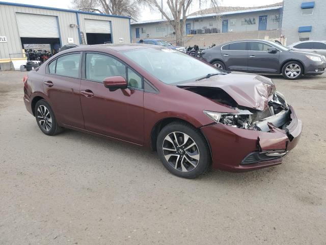 19XFB2F8XEE258179 - 2014 HONDA CIVIC EX BURGUNDY photo 4