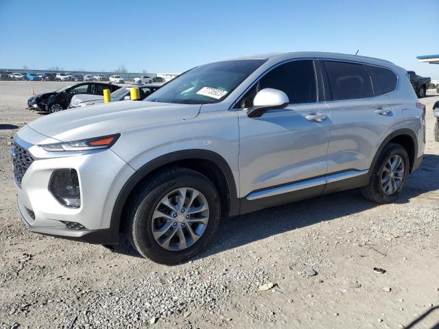 5NMS23AD1KH073449 - 2019 HYUNDAI SANTA FE SE SILVER photo 1