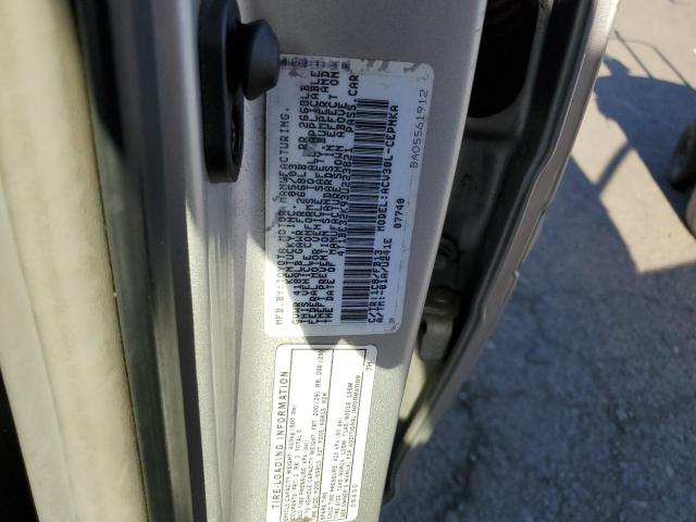 4T1BE32K93U223821 - 2003 TOYOTA CAMRY LE SILVER photo 12