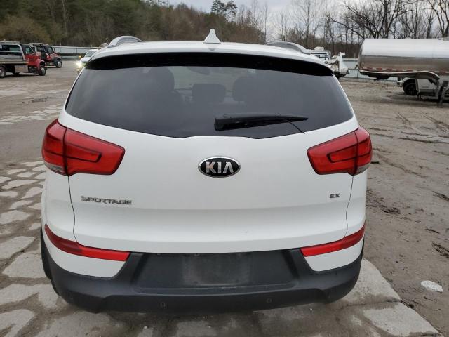 KNDPC3AC7E7657568 - 2014 KIA SPORTAGE EX WHITE photo 6