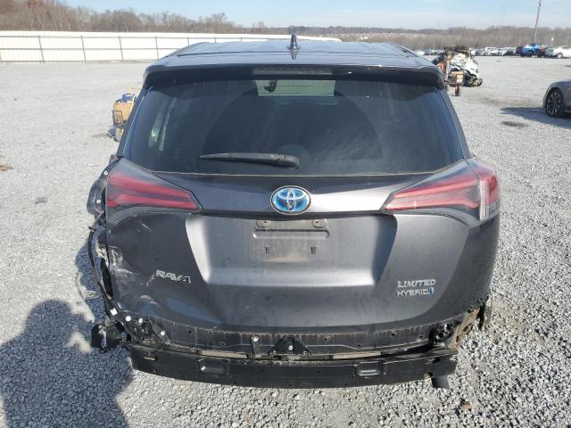 JTMDJREV8GD050414 - 2016 TOYOTA RAV4 HV LIMITED GRAY photo 6