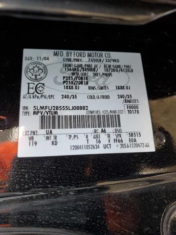 5LMFU28555LJ08882 - 2005 LINCOLN NAVIGATOR 黑色 照片 13