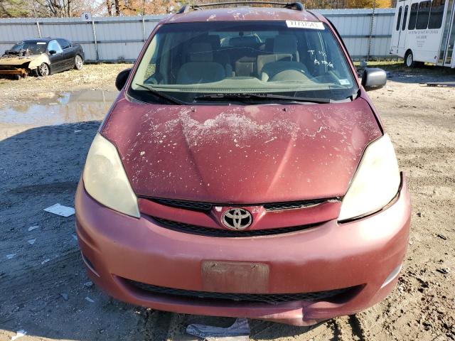 5TDZA23CX6S404211 - 2006 TOYOTA SIENNA CE BURGUNDY photo 5