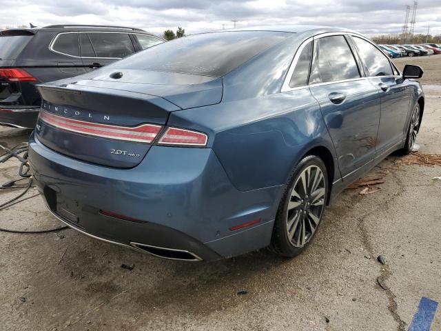 3LN6L5F98JR604820 - 2018 LINCOLN MKZ RESERVE ლურჯი ფოტო 3