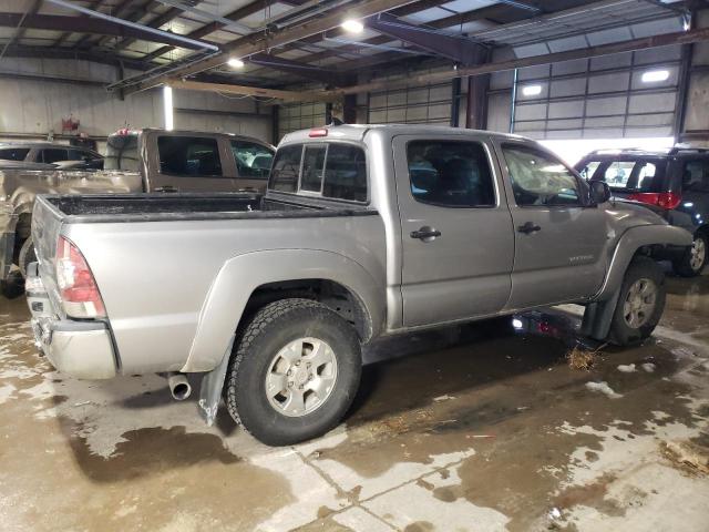 3TMLU4EN2FM166278 - 2015 TOYOTA TACOMA DOUBLE CAB GRAY photo 3