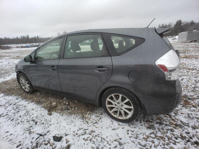 JTDZN3EU6D3251387 - 2013 TOYOTA PRIUS V GRAY photo 2