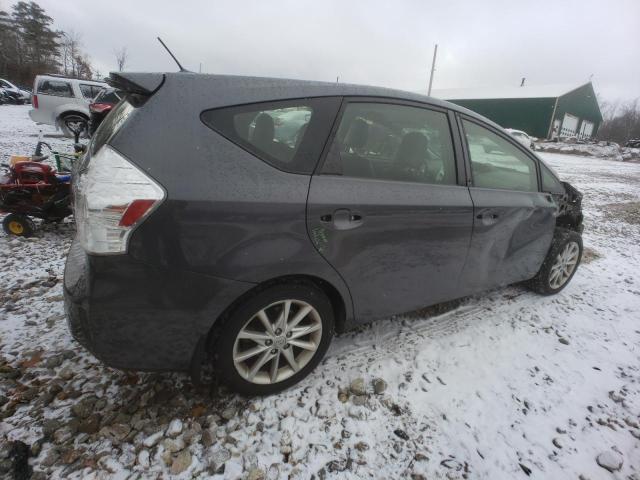 JTDZN3EU6D3251387 - 2013 TOYOTA PRIUS V GRAY photo 3