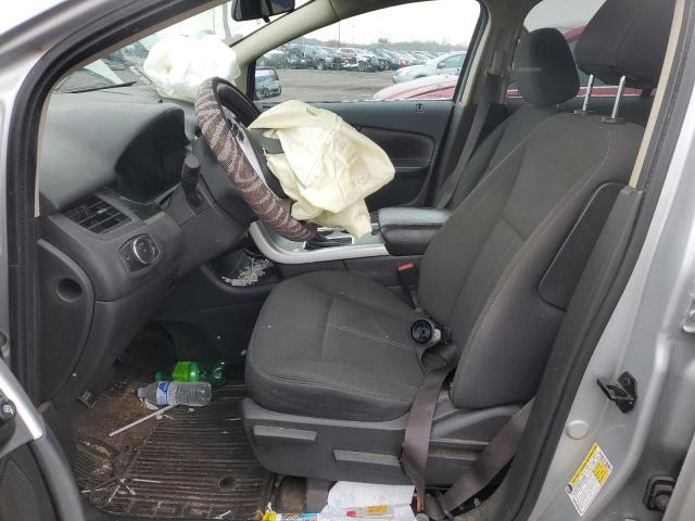 2FMDK3GC5DBB82372 - 2013 FORD EDGE SE SILVER photo 7