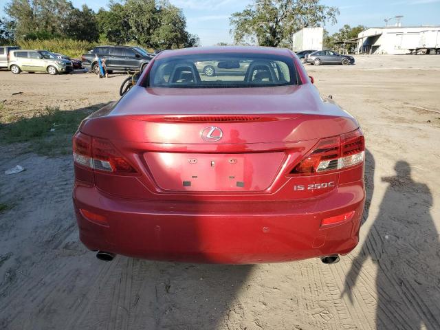 JTHFF2C20D2528132 - 2013 LEXUS IS 250 RED photo 6