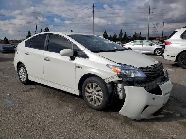 JTDKN3DP1D3045455 - 2013 TOYOTA PRIUS PLUG WHITE photo 4