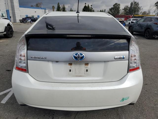 JTDKN3DP1D3045455 - 2013 TOYOTA PRIUS PLUG WHITE photo 6