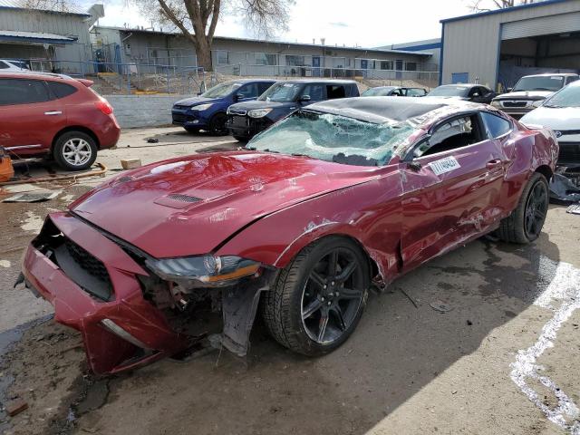 1FA6P8TH4K5174915 - 2019 FORD MUSTANG BURGUNDY photo 1