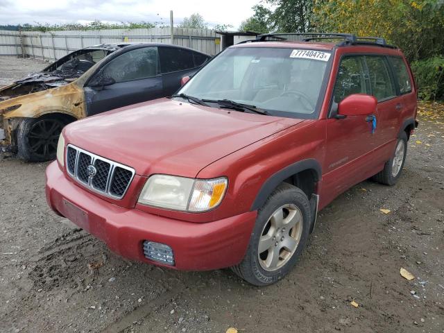 JF1SF65602G757293 - 2002 SUBARU FORESTER S Qırmızı foto 2