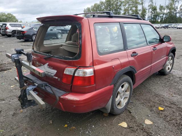 JF1SF65602G757293 - 2002 SUBARU FORESTER S Qırmızı foto 4