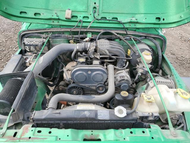 1J4FA29124P746004 - 2004 JEEP WRANGLER / SE GREEN photo 11