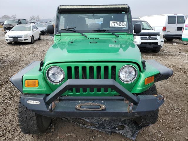 1J4FA29124P746004 - 2004 JEEP WRANGLER / SE GREEN photo 5