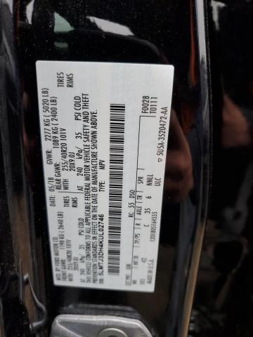 5LMTJ3DH4KUL02746 - 2019 LINCOLN MKC RESERVE შავი ფოტო 12