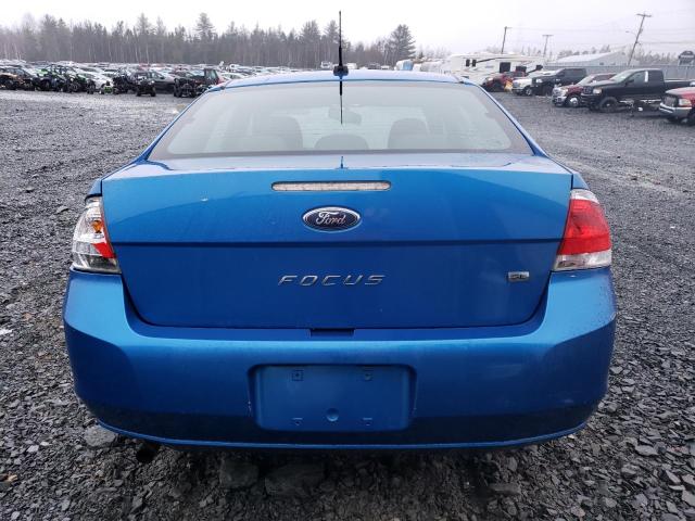 1FAHP3FN4AW216179 - 2010 FORD FOCUS SE BLUE photo 6