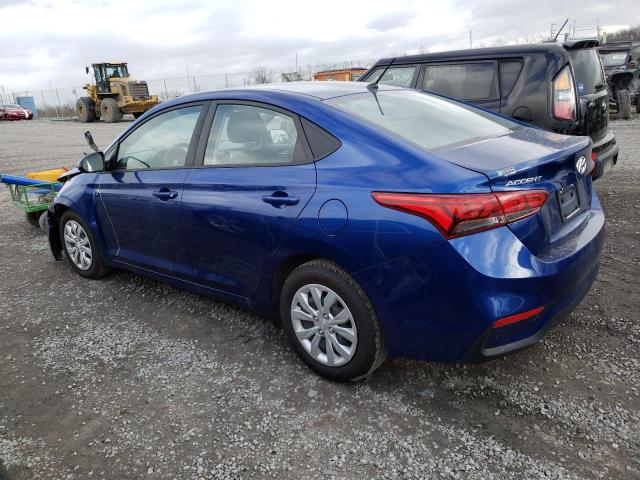 3KPC24A61LE107572 - 2020 HYUNDAI ACCENT SE BLUE photo 2