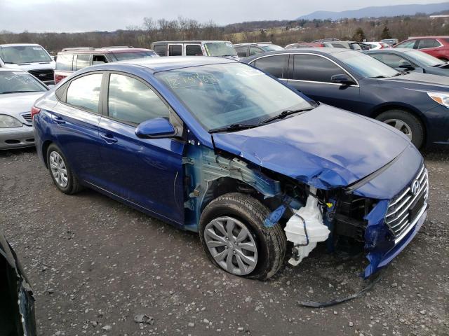 3KPC24A61LE107572 - 2020 HYUNDAI ACCENT SE BLUE photo 4