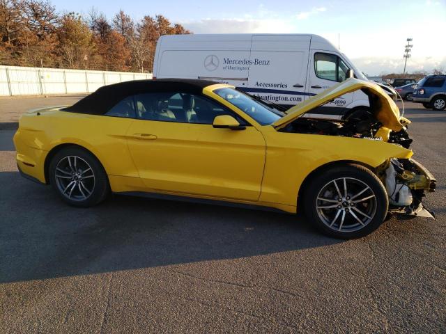 1FATP8UH4G5316110 - 2016 FORD MUSTANG YELLOW photo 4