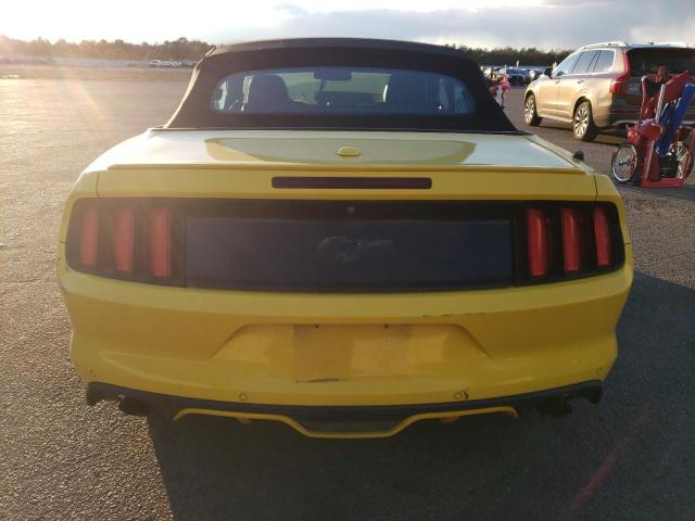 1FATP8UH4G5316110 - 2016 FORD MUSTANG YELLOW photo 6