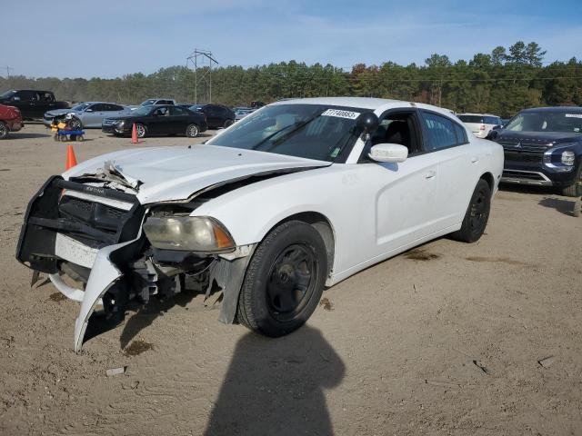 2C3CDXAT1EH149026 - 2014 DODGE CHARGER POLICE WHITE photo 1