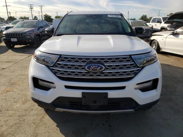 1FMSK8FH0MGA88457 - 2021 FORD EXPLORER LIMITED WHITE photo 5