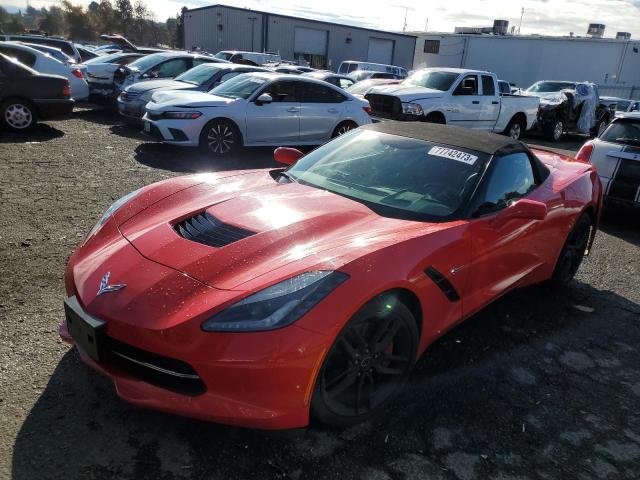 1G1YM3D78E5113343 - 2014 CHEVROLET CORVETTE STINGRAY Z51 3LT RED photo 1