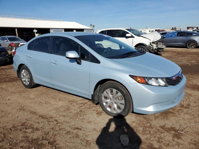 19XFB2F59CE309917 - 2012 HONDA CIVIC LX BLUE photo 4