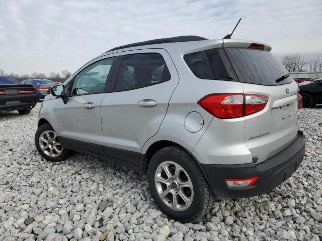 MAJ3S2GE0KC266811 - 2019 FORD ECOSPORT SE SILVER photo 2