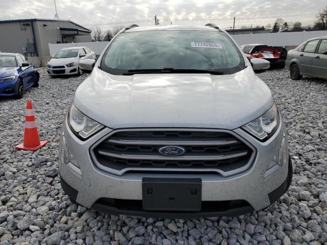 MAJ3S2GE0KC266811 - 2019 FORD ECOSPORT SE SILVER photo 5