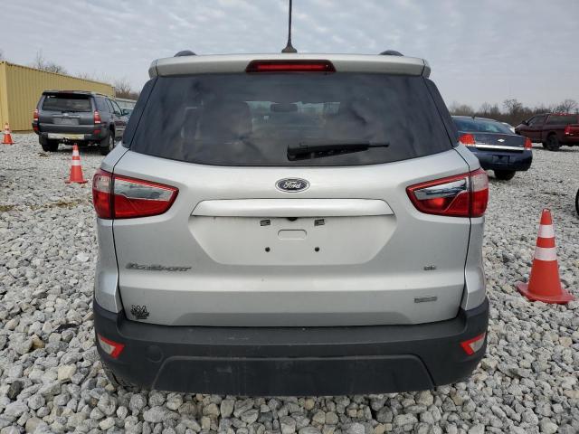 MAJ3S2GE0KC266811 - 2019 FORD ECOSPORT SE SILVER photo 6