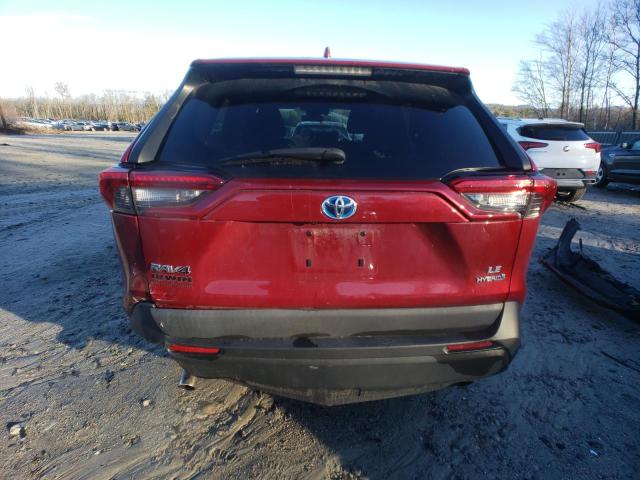 2T3MWRFVXKW014199 - 2019 TOYOTA RAV4 LE RED photo 6