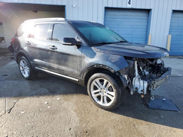 1FM5K8D88HGB66263 - 2017 FORD EXPLORER XLT BLACK photo 4